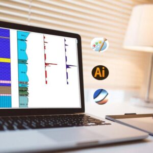 Strater & Illustrator : Création de Log stratigraphique et sections de forage